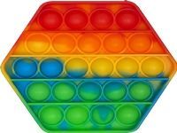 Pop It - Fidget - Rainbow - 1 stk. - Assorteret