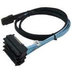 Mini SAS 36P SFF-8087 to 4 SFF-8482 Connectors With SATA Power Cable 3FT 1M L