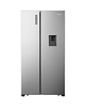 Fridgemaster MS91520DES American Fridge Freezer with Water Dispenser - Silver