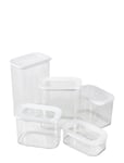 Husholdningsboks Modula 5 Stk Home Kitchen Kitchen Storage Boxes & Containers Nude Mepal