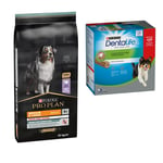 PURINA PRO PLAN + Dentalife Snacks på köpet! - 12 kg Medium & Large Adult Sensitive Digestion Grain Free + 24 sticks Medium