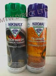 Nikwax Tech Wash/TX Direct Wash in Waterproofing Twin Pack 300ml