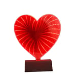 LED-lampa Hjärta, Röd