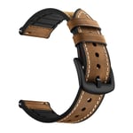 Premium Läderarmband Garmin Vivomove Sport Brun