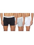 Calvin Klein Men's 3 Pack Low Rise Trunks - Cotton Stretch Boxers, Multi-coloured, S