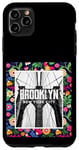 iPhone 11 Pro Max Enjoy Cool Floral Brooklyn Bridge New York City USA Skyline Case