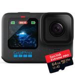 GoPro Hero 12 Black + SanDisk Extreme Pro microSDXC A2 V30 64GB 200MB/s