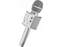 Iso Trade Microphone Trådlös Karaokehögtalare Bluetooth Silver