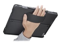 Lenovo ThinkPad - Coque de protection pour tablette - silicone, polycarbonate, polyuréthanne thermoplastique (TPU) - noir - pour ThinkPad X12 Detachable 20UV, 20UW