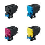 Kompatibel Konica Minolta TNP-50 combo pack 4 stk - A0X5154 BK/C/M/Y Toner 20000 sidor