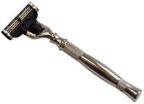 Rasoir Système RAZOLUTION En Acier Inoxydable Compatible Avec Gillette Mach3
