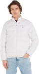 Tommy Jeans Men's TJM Essential LT Down Jacket EXT DM0DM17984, White, S