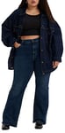 Levi's Women's Plus Size 726 High Rise Flare Jeans, Blue Swell Plus, 14 S
