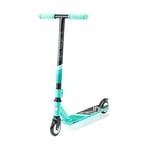 Xootz Shred 2.0 Stunt Scooter, Adult and Kids Kick Scooter, Lightweight 360 Degree Stunts, Beginner and Intermediate Level Scooter, Steel T-Bar and Grip Tape Deck, 6+, Teal