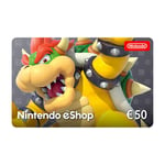 Nintendo Eshop Card D'une Valeur De 50 Euros