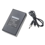 vhbw Chargeur de batterie double USB compatible avec Rollei Compactline 102, 103, 122, 202, 312, 320, 350, 360, 360TS caméra, DSLR, action-cam