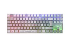 CHERRY MX 8.2 - XAGA Edition - tangentbord - 80% TKL - QWERTZ - tysk - vit Inmatningsenhet