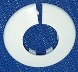 35mm snap on Pipe Collar  white plastic , with 36mm internal diameter  . Talon