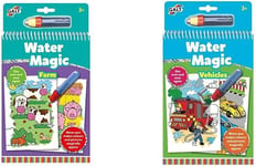 Galt Toys Water Magic Farm and Vehicles Colouring Book for Children