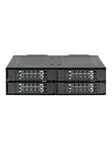 Icy dock ToughArmor MB699VP-B V3 - storage drive cage - PCIe 4.0 - U.2 U.3