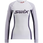 Swix RaceX Classic Langermet Dame Bright White/Dusty Purple, L