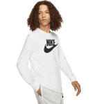 Nike Sportswear Men's Long-Sleeve T WHITE/BLACK XL