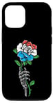 Coque pour iPhone 13 Pro Luxembourg Rose Squelette Pride Drapeau Luxembourgeois Racines Cadeaux