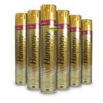 6x Harmony Gold Max Hold & Shine Argan Oil Hair Spray 400ml