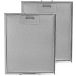 SPARES2GO Metal Mesh Filter for IKEA Cooker Hood/Kitchen Extractor Fan Vent (Pack of 2 Filters, Silver, 300 x 250 mm)