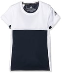 adidas ClimaCool Tee Y Outerwear T16, Unisex, Oberbekleidung T16 Climacool Tee Y, College Navy Blue/White, 152