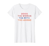 Doris The Woman The Myth The Legend Vintage Sunset T-Shirt