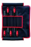 Dick 1308202-2K Type of Cut 2 Workshop-Range File, Black/Grey/Red, 200 mm