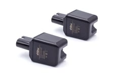 vhbw 2 x NiMH Batterie 2100mAh (12V) pour outillage Bosch GBM-Serie 1. génération avec batterie Knolle 12Volt comme 2 607 335 180, 2 607 335 021
