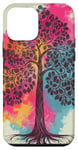 Nature Éléments Arbres Aquarelle Art Arbre Art Art Coque pour iPhone 12 mini