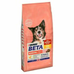 Beta Working Dog Chicken Dog Food - High Protein Prebiotic Feed - 14kg