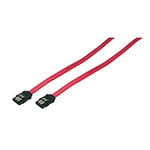 LogiLink CS0002 Câble SATA avec latch Mâle/Mâle 0,75 m Rouge