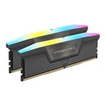 Corsair VENGEANCE RGB 64GB (2x32GB) DDR5 DRAM 5600MT/s C40 AMD EXPO Memory Kit - CMH64GX5M2B5600Z40K