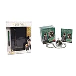 WOW! STUFF Collection Harry Potter Tom Riddle's Diary Notebook, Slytherin House Pen, & UV Wand and Harry Potter Slytherins Locket Horcrux Kit and Sticker Book (Mega Mini Kits)