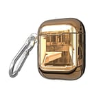 For Apple Airpods Charging Case Airpod Cover Holder Protector Gl Golden Colour (plating)