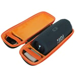 JBL Charge 5 storage bag with strap - Black / Orange