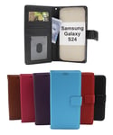 New Standcase Wallet Samsung Galaxy S24 5G (SM-S921B/DS) (Svart)