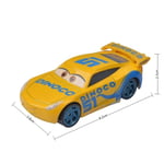 couleur Dinoco Cruz Ramírez Modèle de voiture Cars 2 Pixar Cars 3 Lightning McQueen Jackson Storm Mater 1:55
