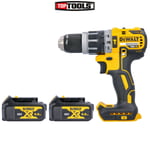 Dewalt DCD796N 18v XR Brushless Compact Combi Drill + 2 x DCB182 4Ah Batteries