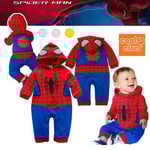 Baby Romper Spider-Man Kostym Maskerad Cosplay 80cm