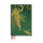 Paperblanks - Olive Fairy (Lang’s Books) Mini 12-month Day-at-a-time Hardback Dayplanner 2025 (Elastic Band Closure) Bok