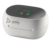Poly Voyager Free 60+ UC (USB-A) Étui de Chargement pour écran Tactile Blanc