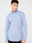 BOSS S-ROAN-BD-1P-C3-241 Slim Fit Long Sleeve Shirt - Blue, Blue, Size L, Men