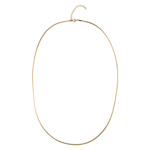 DARK Snake Chain Necklace Extra Thin Gold 55cm