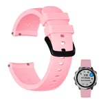 Garmin Vivomove Luxe / Vivomove 3 / Vivomove Style / Venu twill silicone watch band - Pink
