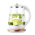 Illuminated Glass Electric Kettle, 1.8 L Eco Water Kettle With Auto Shut-off & Boil-dry Protection, Bpa-free Cordless Hot Water Boiler, Quiet Fast Boil, 1500 W
